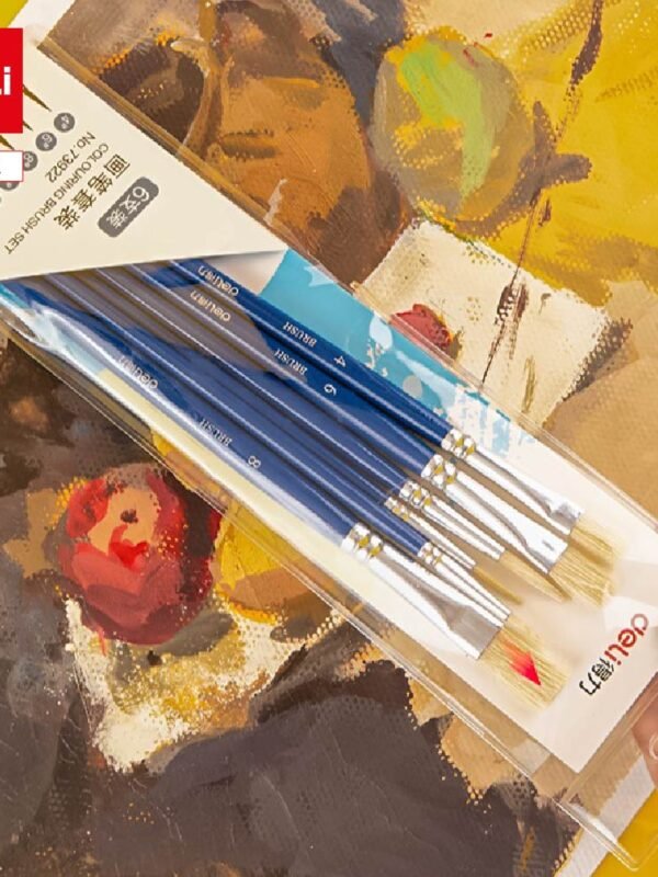 ديلي مجموعة فرشاة رسم - 6 قطع - أزرق - E73922